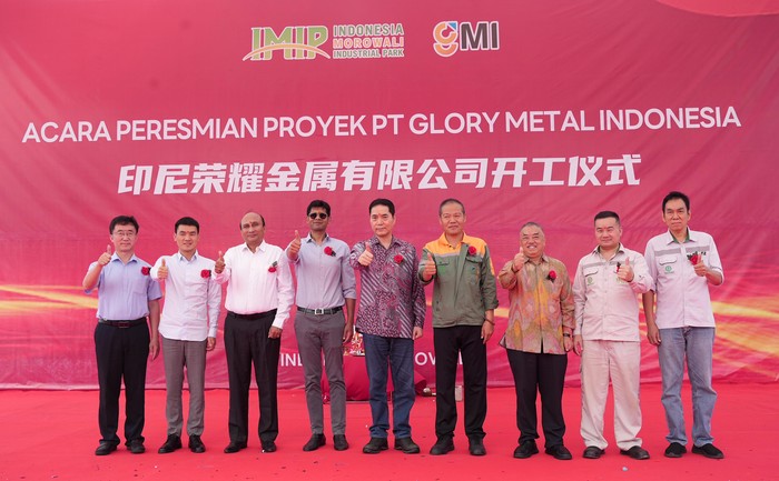 Groundbreaking PT GMI di IMIP, Kerja Sama Tsingshan dan Jindal Group